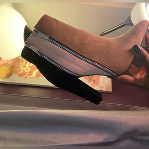 Haute tri-tone bootie.  Size 9 never worn, no scratches, no flaws.